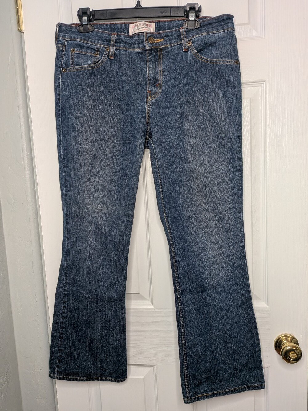 Y2K Signature by Levi Strauss Low Rise Bootcut Jeans 12 Short Stretch